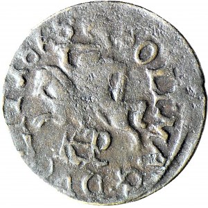 RR-, Johannes II. Kasimir, litauischer Schilling 1666, Malbork DVC, Punkte im Datum