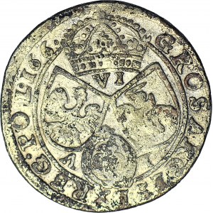R-, Jan II Kazimierz, Fałszerstwo z epoki szóstaka koronnego 166