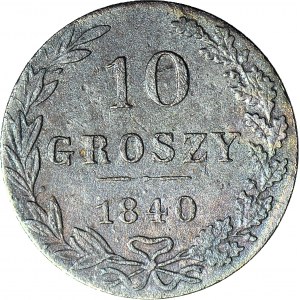 Królestwo Polskie, 10 groszy 1840