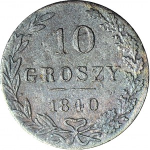 Königreich Polen, 10 groszy 1840