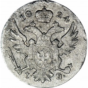 5 groszy 1824 IB, schön, sehr seltener Jahrgang, Berezowski 12 zł