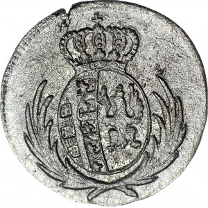 Herzogtum Warschau, 5 Grosze 1811 IS, gestempelt auf 1/24 Taler