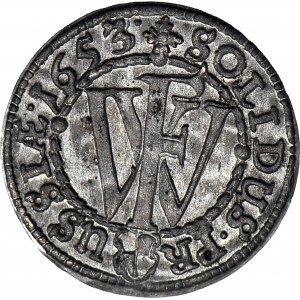 Lenne Prusy Książęce, Fryderyk Wilhelm, Szeląg 1653, Królewiec