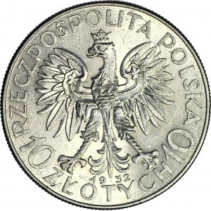 10 złotych 1932, Głowa, Warszawa, mennicza
