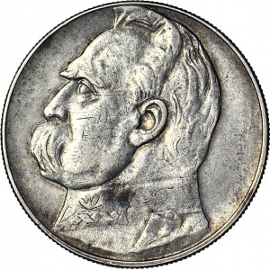 10 gold 1934, Pilsudski, OFFICIAL eagle