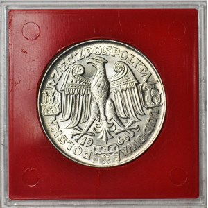 100 gold 1966, Mieszko and Dabrowa, heads, PRÓBA, silver