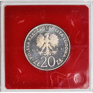 20 zlatých 1981, Barbican, SAMPLE, MN