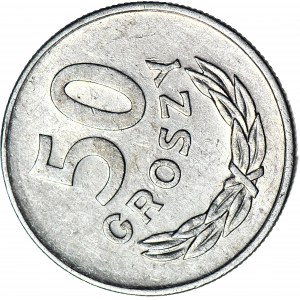 R-, 50 pennies 1974, DESTRUCTURE, CONTROLLED 290 degrees