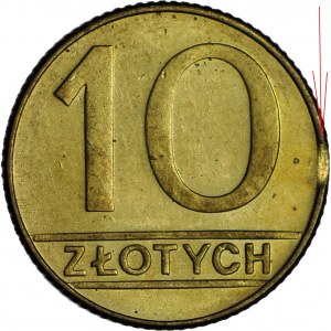 R-, 10 gold 1989, DESTRUKT - punch error