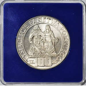100 gold 1966, Mieszko and Dabrowa, minted