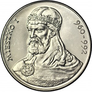 RR-, 50 gold 1979, Mieszko I, DESTRUKT - DOUBLE DIE