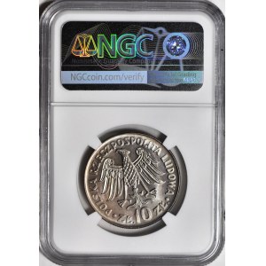 10 złotych 1964, Kazimierz Wielki, wklęsły, mennicze