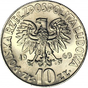 10 gold 1969, Nicolaus Copernicus, minted
