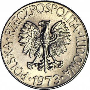 10 zlotých 1973, Kościuszko, mincovna