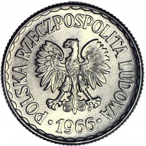 1 gold 1966, mint
