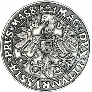 Stefan Batory, Talar koronny 1580 Kopia 28gram, SREBRO 925