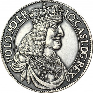 Jan Kazimierz Waza, Talar koronny 1650 Kopia 28gram, SREBRO 925