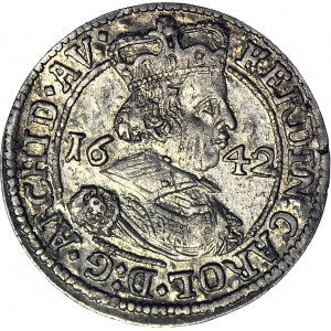 Austria, Arcyksiążę Ferdynand Karol, 3 krajcary 1642, Tyrol, Hall
