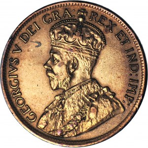 Kanada, Jerzy V, 1 cent 1919, Ottawa