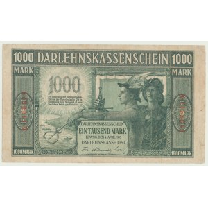 Kaunas 1000 marek 1918, 7 figur, vzácné