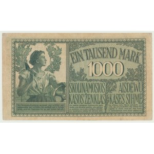 Kaunas 1000 marek 1918, 7 figur, vzácné