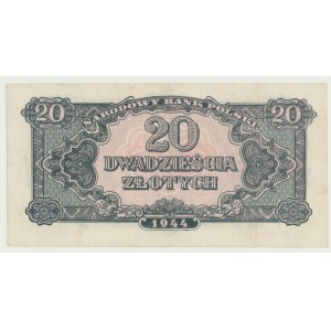 20 złotych 1944 ...owe, ser. KO