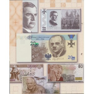 PWPW advertising folders with test bills