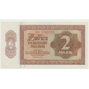 Niemcy, DDR, 2 marki 1948, ser. BQ