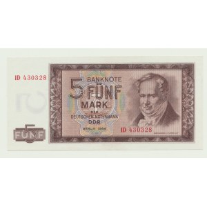 Niemcy, DDR, 5 marek 1964, ser. ID