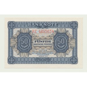 Niemcy, DDR, 50 fenigów 1948, ser. BE