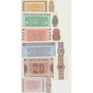 Niemcy, DDR, 50 fenigów, 1, 2, 5, 10, 20 marek 1973, Goods Coupon