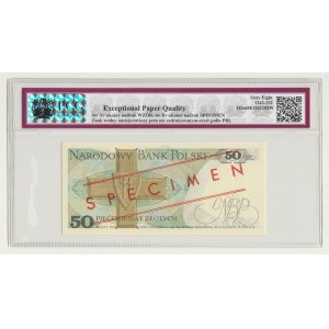 50 złotych 1975 - WZÓR - A 0000000 - No.0761 -