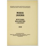 CBWA. Maria Jarema. Wystawa malarstwa i rzeźby. 1958.