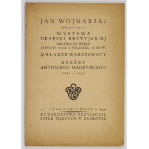 TPSP. Katalog: Jan Wojnarski. 1939.