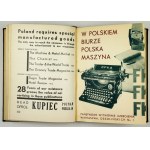 PRASA-REKLAMA. PAT. 1934. Warszawa [1934?]. Pol. Agencja Telegraf., Zakł. Graf. Koziańskich. 8, s. 255, [1]...