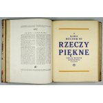 RZECZY Piękne. R. 7-9: 1928-1930. tři ročníky měsíčníku věnovaného dekorativnímu umění.