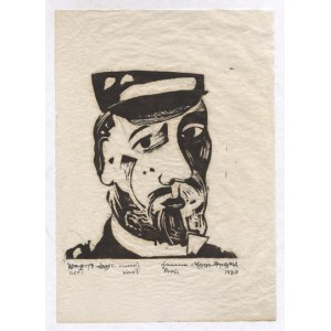 J. M. Brzeski - Portrait of a Jew. Print 2/100, signed. Paris 1930.