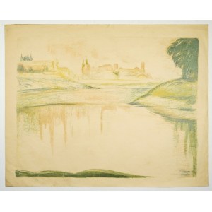 HRYNKOWSKI Jan (1891-1971) - Panorama s výhledem na Wawel.