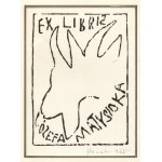Pięć sygnowanych ekslibrisów drzeworytowych J. Panka dla J. Matysioka, 1965-1966.