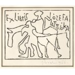 Pięć sygnowanych ekslibrisów drzeworytowych J. Panka dla J. Matysioka, 1965-1966.