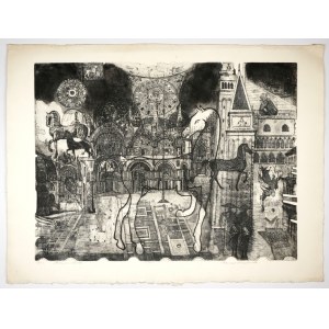 SRZEDNICKI Konrad (1894-1993) - Konie św. Marka.