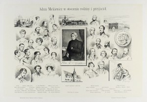 [MICKIEWICZ Adam]. Adam Mickiewicz surrounded by family and friends.
