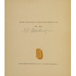 CHROSTOWSKI S. O. - Exlibrises. 1937. 49 original exlibrises. 325 copies issued.