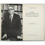 H. MARKIEWICZ. Nadanie tytułu doktora h.c. Podpis H. Markiewicza.