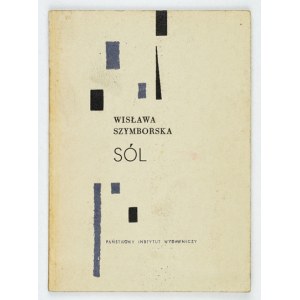 W. Szymborska – Sól. 1962. Wyd. I.