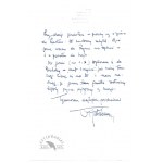 List odręczny W. Tatarkiewicza kierowany do Z. Najdera, dat. 10 V 1967 w Neapolu.