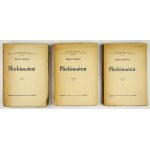 J. Kleiner - Mickiewicz.  T. 1-2 [w 3 wol.]. 1948. Dedykacja autora.