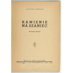 A. Kamiński - Kamienie na szaniec. Wyd. II. 1944. Druk konspiracyjny.