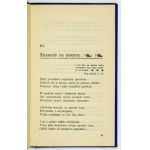 KASPROWICZ Jan - Chrystus. Poemat społeczno-religijny. Kraków [1904]. Nakł. Książki. 16d, s. 81. opr. oryg. pł....
