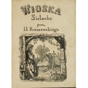 KRASZEWSKI J. I. – Wioska. Sielanka. 1859. Ilustr. F. Kostrzewskiego.